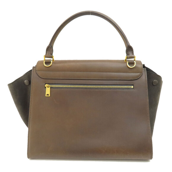 Celine Trapeze Handbag Calfskin Suede - Picture 2 of 10